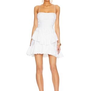 Lovers & Friends Rosalind Mini Dress in White NEW NWT
